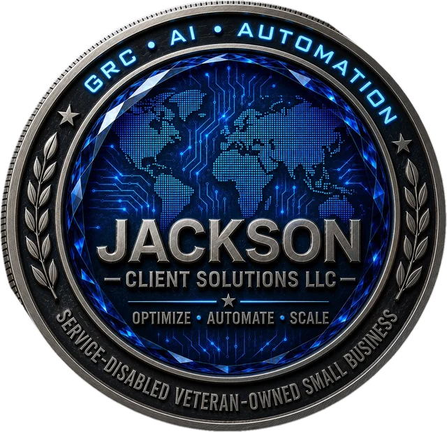 Jackson Client Solutions challenge coin emblem